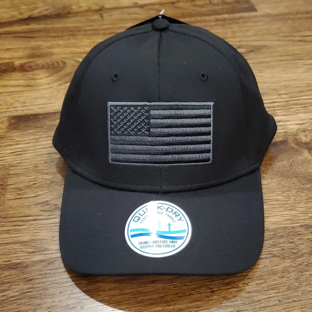 Mens H3 Headwear blag embroidered flag baseball hat